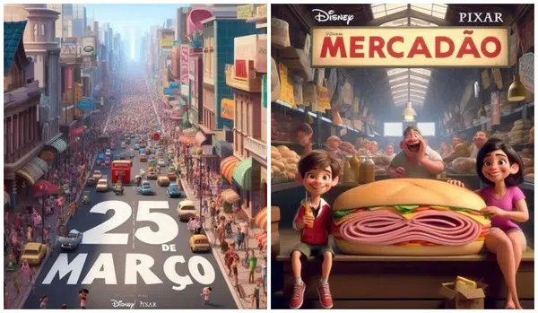 As Melhores Versões Trend Disney Pixar com IA